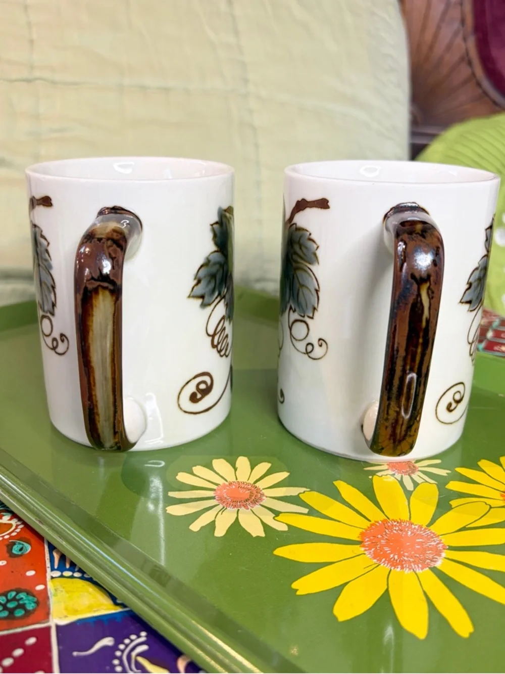 Otagiri Japan Grape Mug set of 2